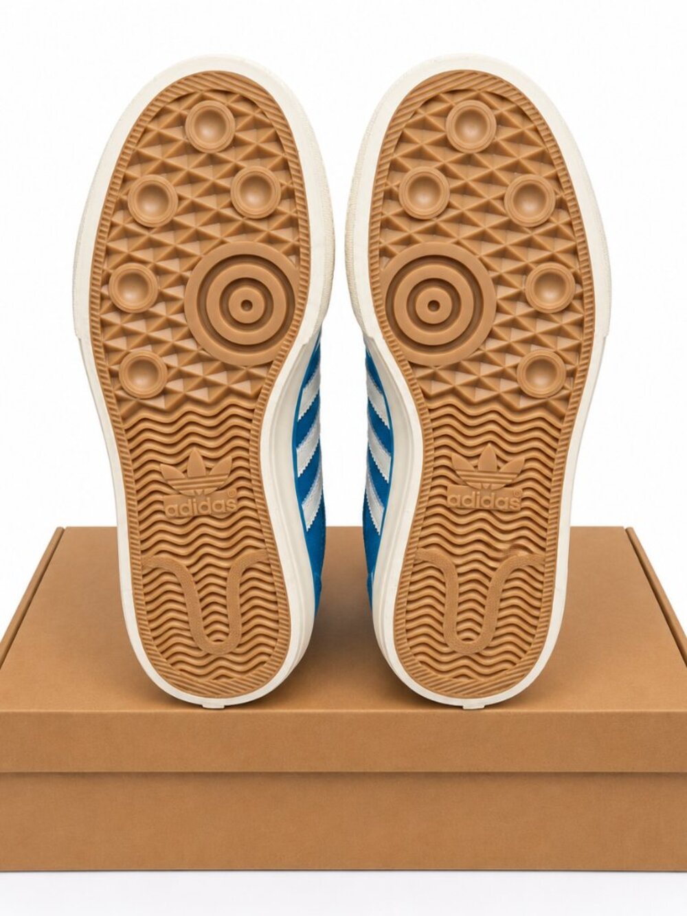 Adidas Originals Nizza RF 74 Blue White Canvas Sneakers HQ8566 Mens 6.5 Women 7 - Picture 6 of 8